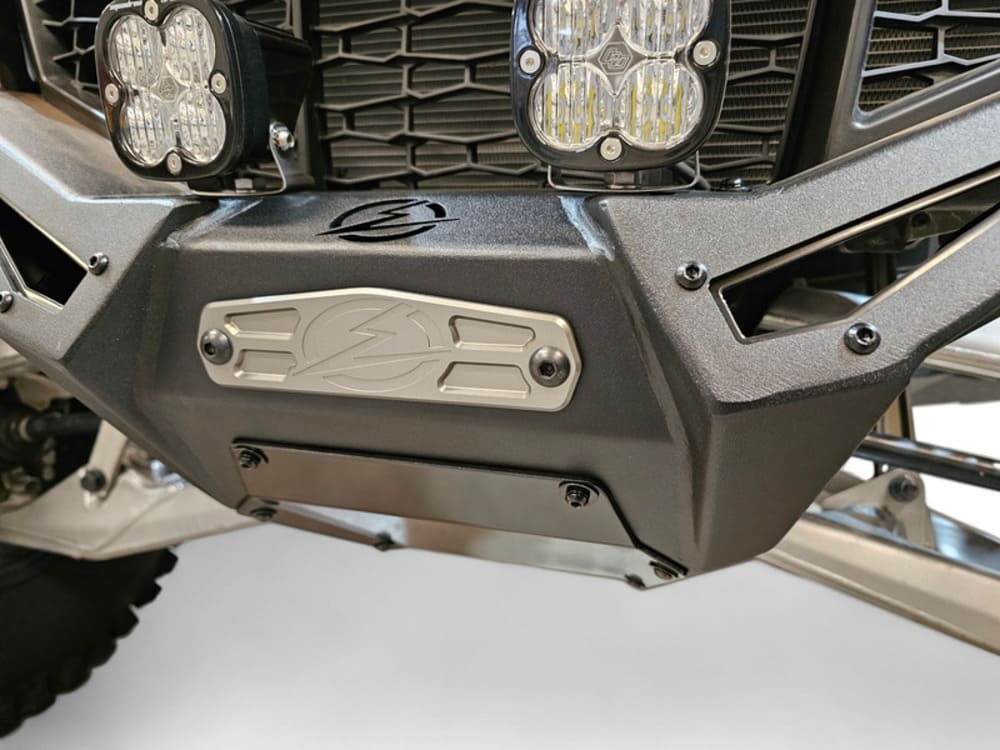 Elektric Offroad Winch Fairlead UTV Cover Plate - Gunmetal
