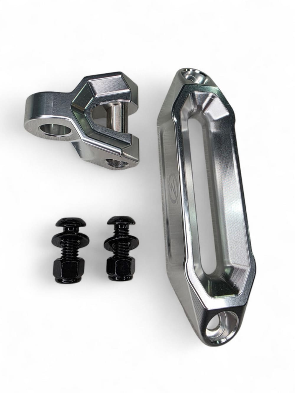 Elektric Offroad Winch Hawse Fairlead & Hook Combo - Clear