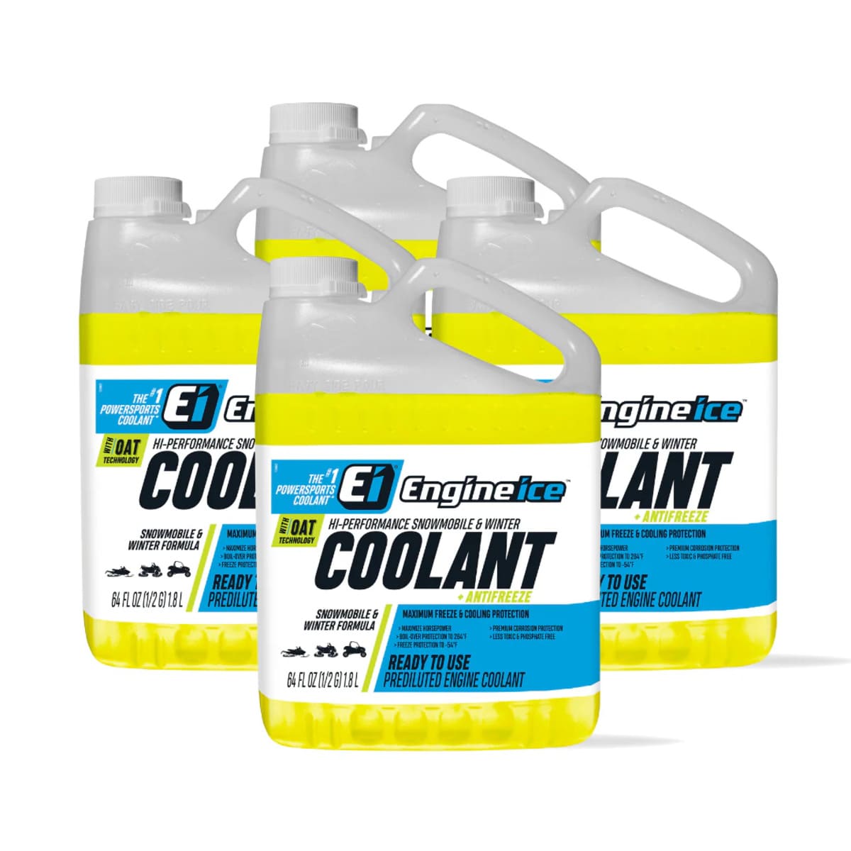 Engine Ice Hi-Performance Snowmobile & Winter Coolant/Antifreeze - 4 Pack