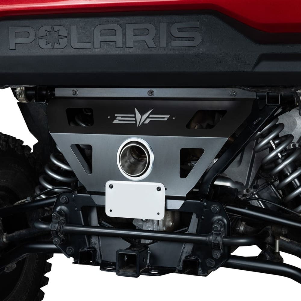 EVO '24+ Polaris Ranger XD 1500 Center Exit Muffler With Rear Fascia