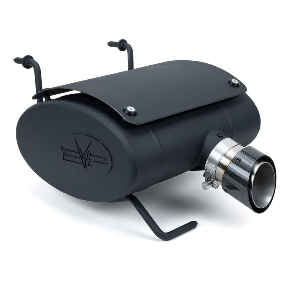 EVO '24+ Polaris Ranger XD 1500 Center Exit Muffler With Rear Fascia