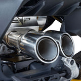 EVO Can-Am Maverick R Dynamic Twin Exit & Captain's Choice Mufflers Replacement Tips Racing