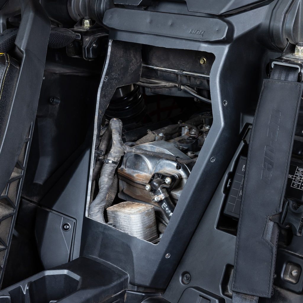 EVO Can-Am Maverick R Engine Access Panel