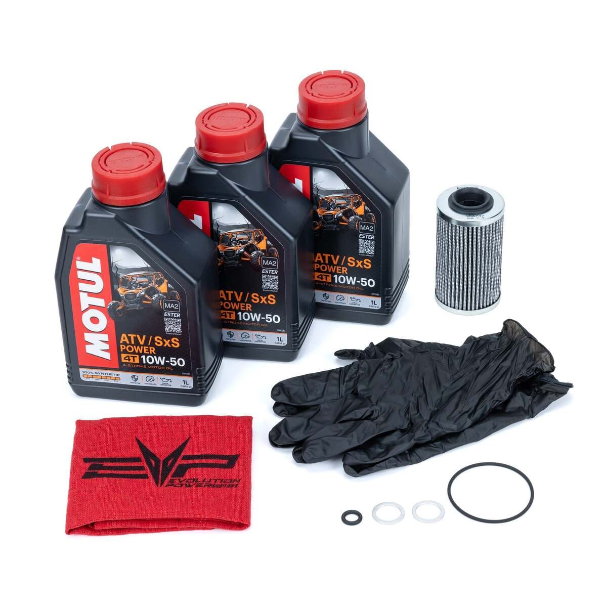 EVO Can Am Maverick R Motul Oil Change Kits