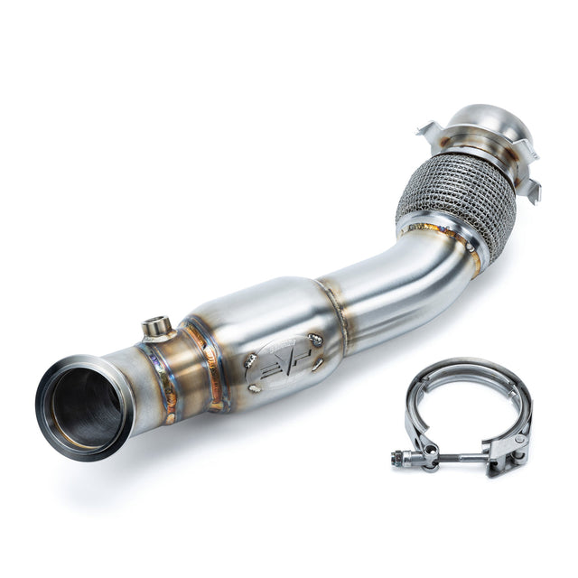 EVO Can-Am Maverick R Racing 3 Inch Down Pipe w/ Bullet Muffler
