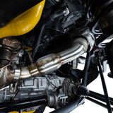 EVO Can-Am Maverick R Racing 3 Inch Down Pipe w/ Bullet Muffler