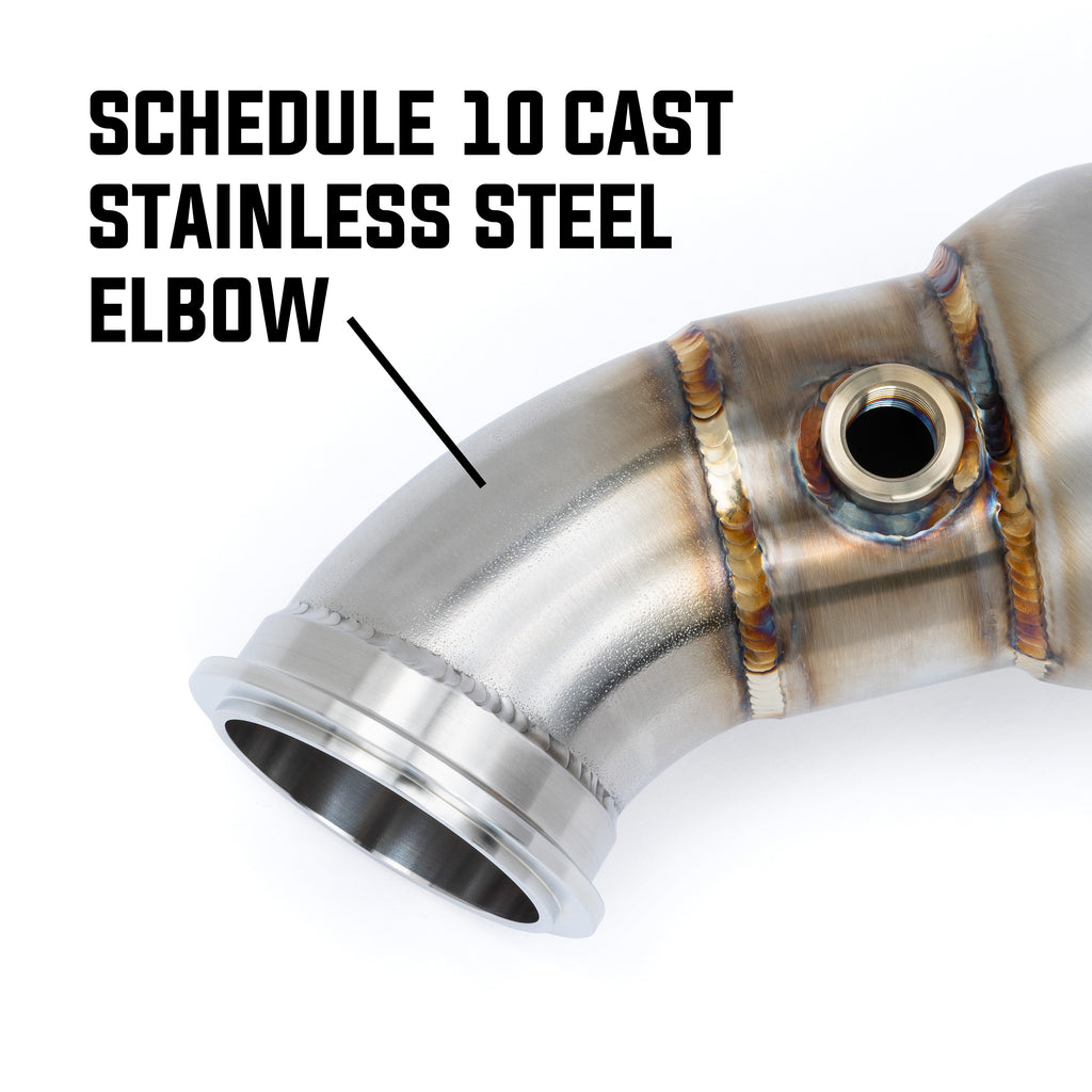 EVO Can-Am Maverick R Racing 3 Inch Down Pipe w/ Bullet Muffler