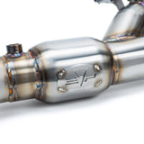 EVO Can-Am Maverick R Racing Shocker Electric Side-Dump Down Pipe w/ Bullet Muffler
