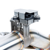 EVO Can-Am Maverick R Racing Shocker Electric Side-Dump Down Pipe w/ Bullet Muffler