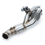 EVO Can-Am Maverick R Racing Shocker Electric Side-Dump Down Pipe w/ Bullet Muffler