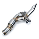EVO Can-Am Maverick R Racing Shocker Electric Side-Dump Down Pipe w/ Bullet Muffler