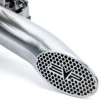 EVO Can-Am Maverick R Racing Shocker Electric Side-Dump Down Pipe w/ Bullet Muffler