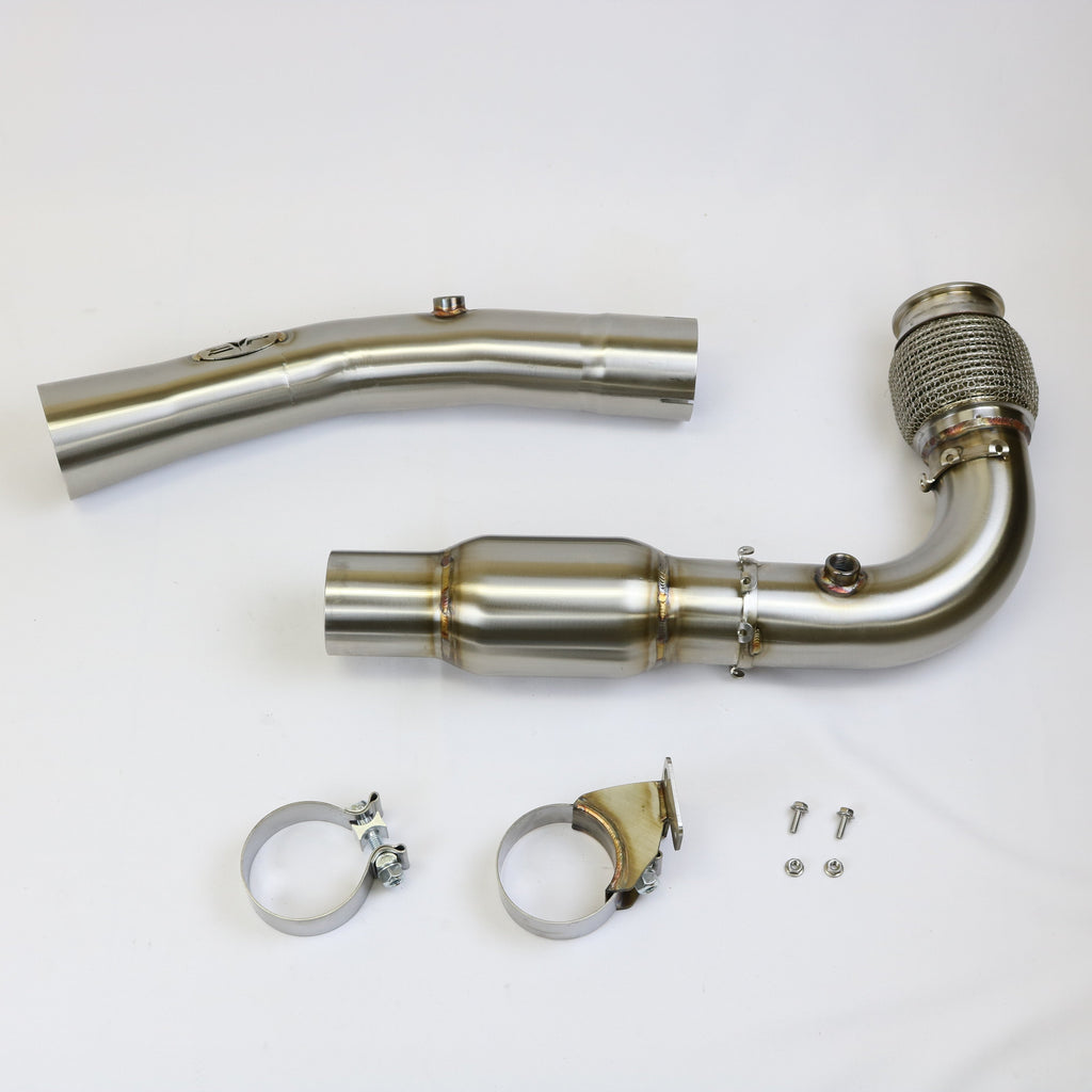 EVO Can-Am Maverick X3 3" Bazooka Race Pipe w/ Bullet Muffler Exhaust