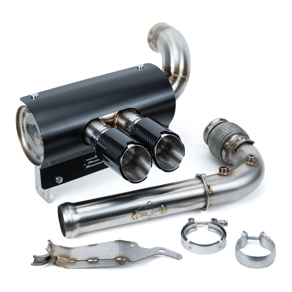 EVO Can-Am Maverick X3 Magnus 3 Inch Twin Rear Exit Full Exhaust Syste