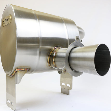 EVO Can-Am Maverick X3 Turbo Magnum Slip On Rear Exit Exhaust w/ Race Bypass Option