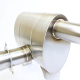 EVO Can-Am Maverick X3 Turbo Magnum Slip On Rear Exit Exhaust w/ Race Bypass Option