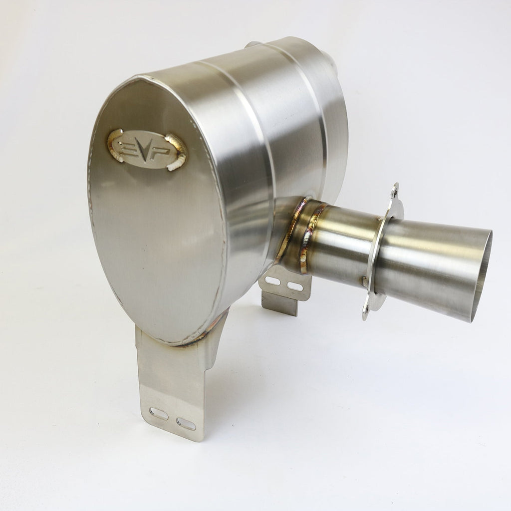 EVO Can-Am Maverick X3 Turbo Magnum Slip On Rear Exit Exhaust w/ Race Bypass Option