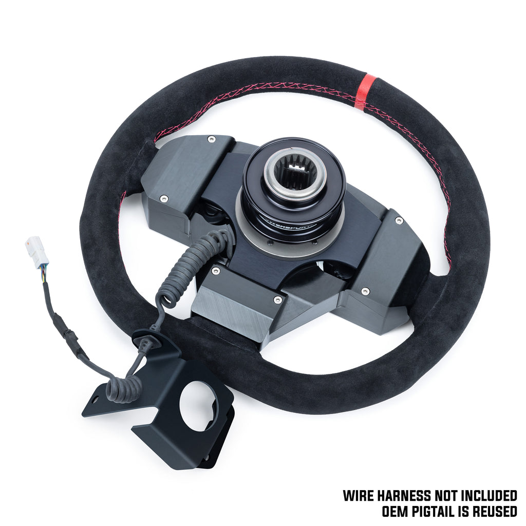 EVO Polaris RZR Mode Multifunction Steering Wheel & Quick-Release Hub Adapter Kit