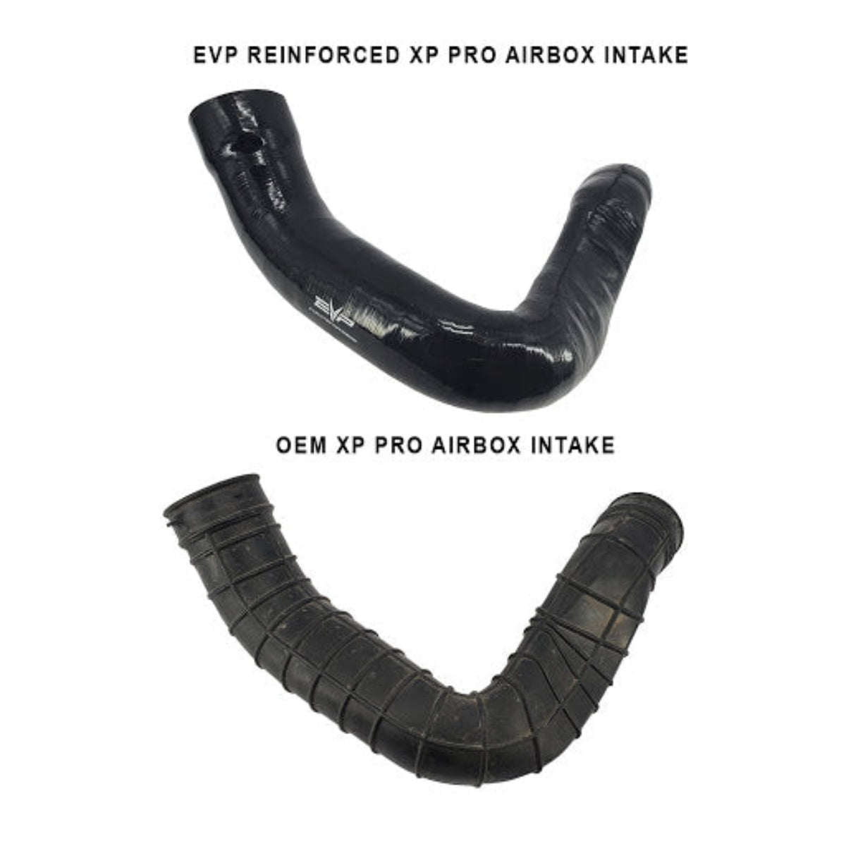 EVO Polaris RZR Pro XP & Turbo R V-Flow Silicone Intake Tube - Bed to Airbox