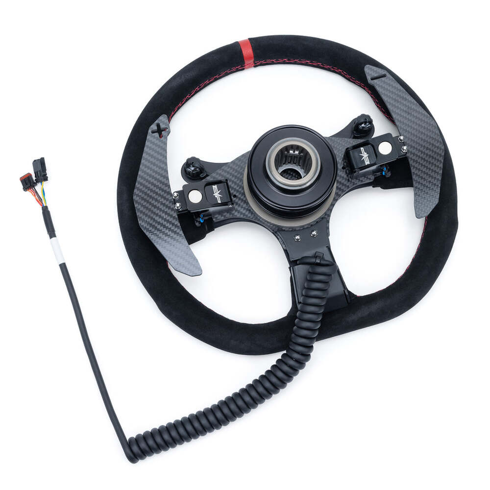 Evolution Can-Am Maverick R MOde Race Steering Wheel With PTT or Launch Control Buttons