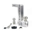 Weigh Safe 10in Drop Hitch w/Built-in Scale & 2in Shank (10K/12.5K GTWR) w/WS05 - Aluminum - WS10-2-KA