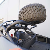 Factory UTV Can-Am Maverick R Max Above The Roof Dual Clamp Spare Tire Mount