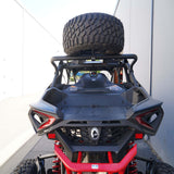 Factory UTV Can-Am Maverick R Max Above The Roof Dual Clamp Spare Tire Mount