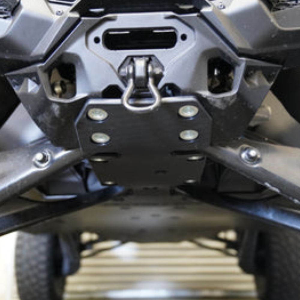 Factory UTV Can-Am Maverick R Max Standalone Front Differential Skid Plate