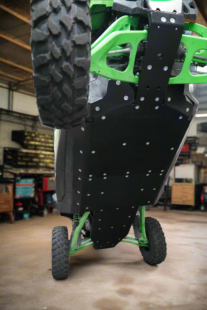 Factory UTV Kawasaki Teryx H2 UHMW Skid Plate & Rock Sliders