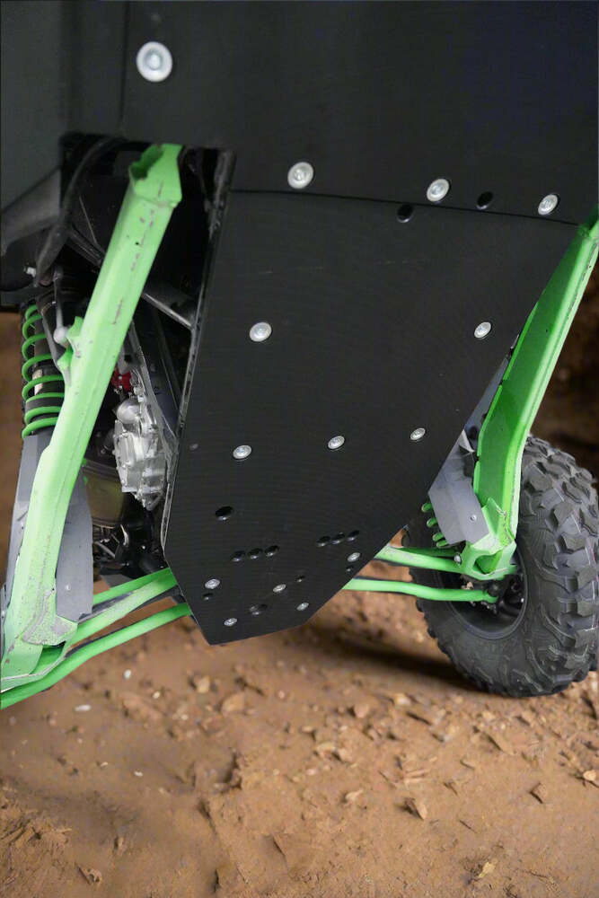 Factory UTV Kawasaki Teryx H2 UHMW Skid Plate & Rock Sliders