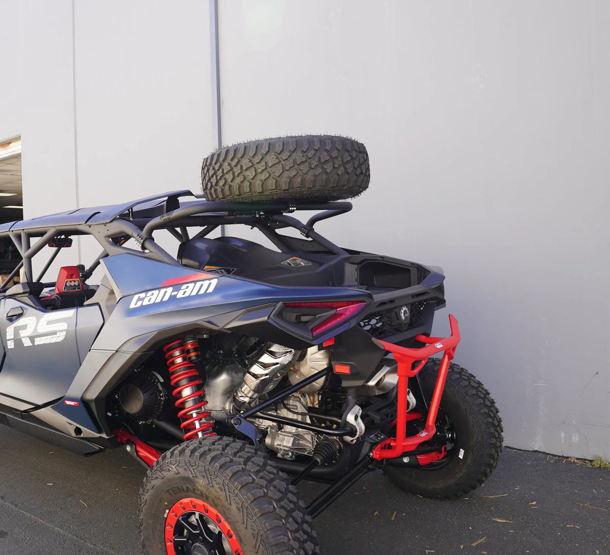 Factory UTV Can-Am Maverick R Mid-Height Dual Clamp Spare Tire Mount