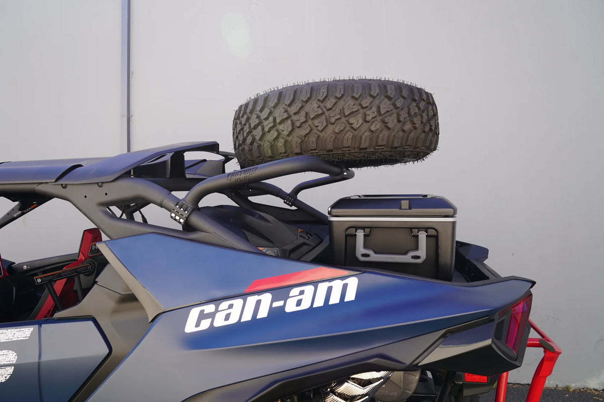 Factory UTV Can-Am Maverick R Mid-Height Dual Clamp Spare Tire Mount