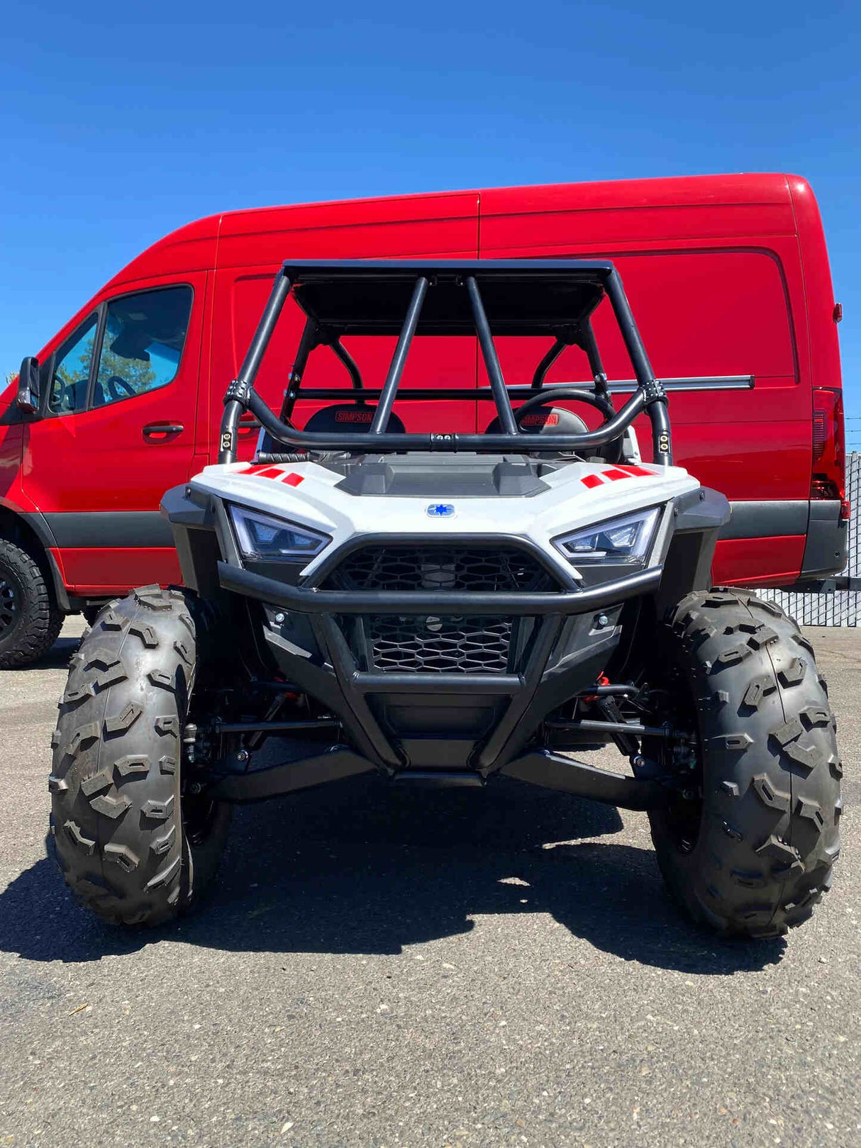 Factory UTV Polaris RZR 200 Front Bumper