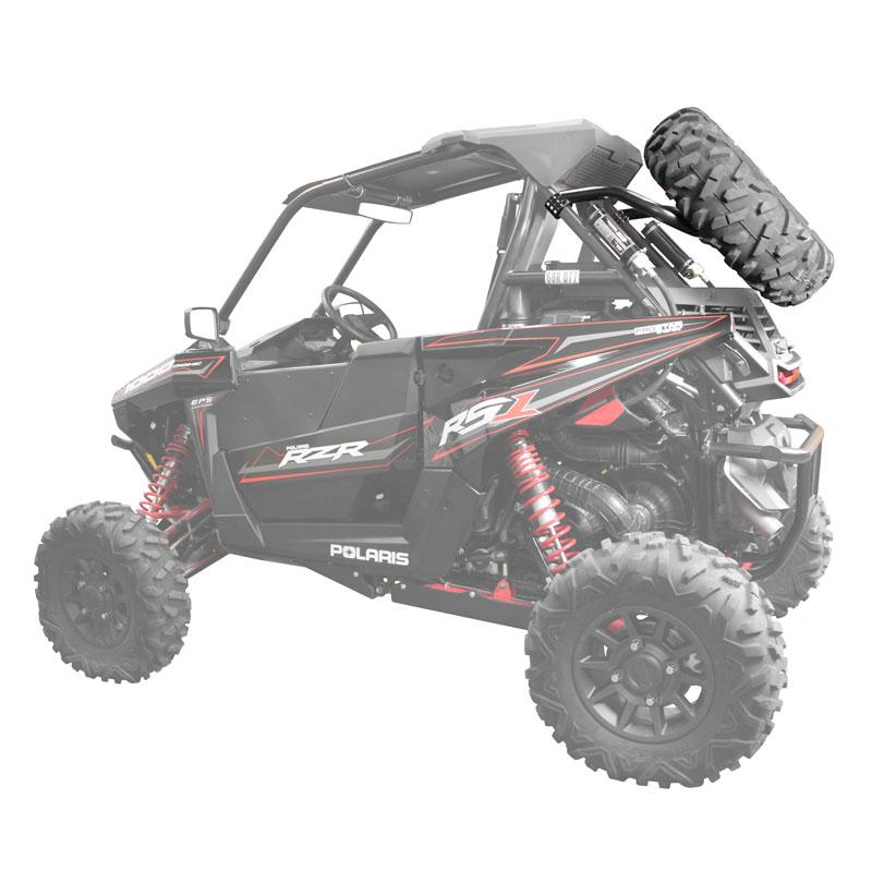 Factory UTV Polaris RZR RS1 Dual Clamp Spare Tire Mount