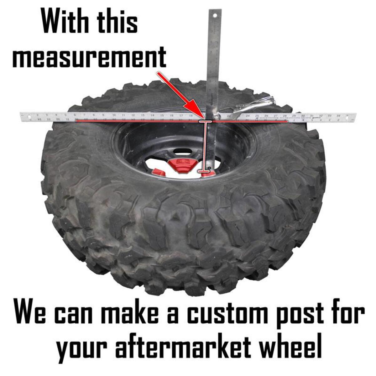 Factory UTV Polaris RZR RS1 Dual Clamp Spare Tire Mount