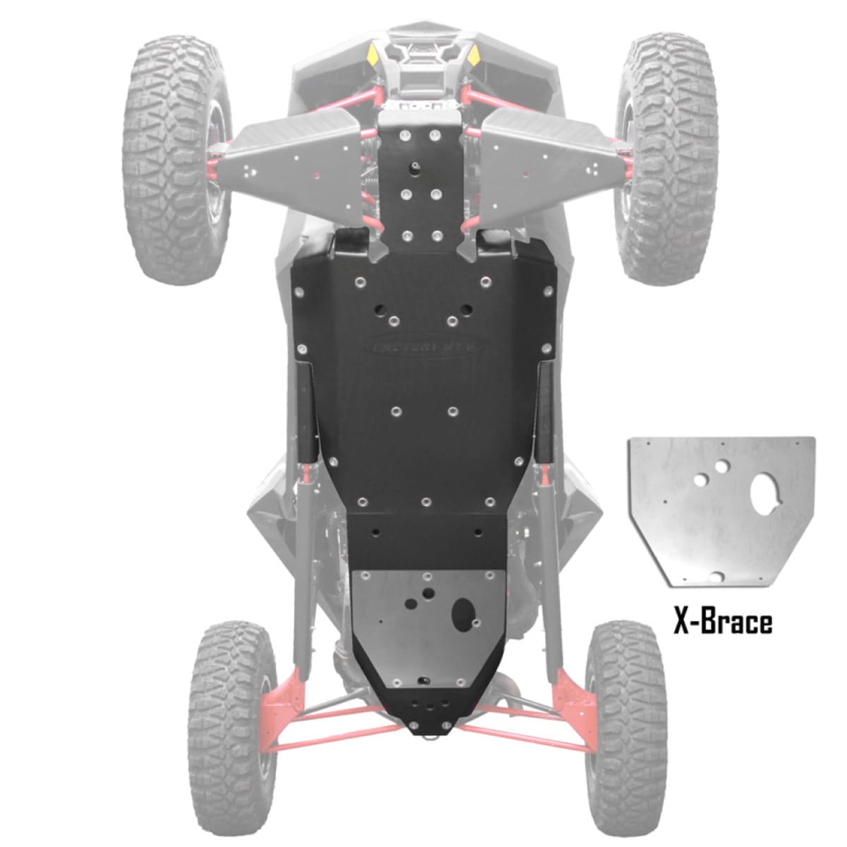 Factory UTV Polaris RZR RS1 UHMW Skid Plate