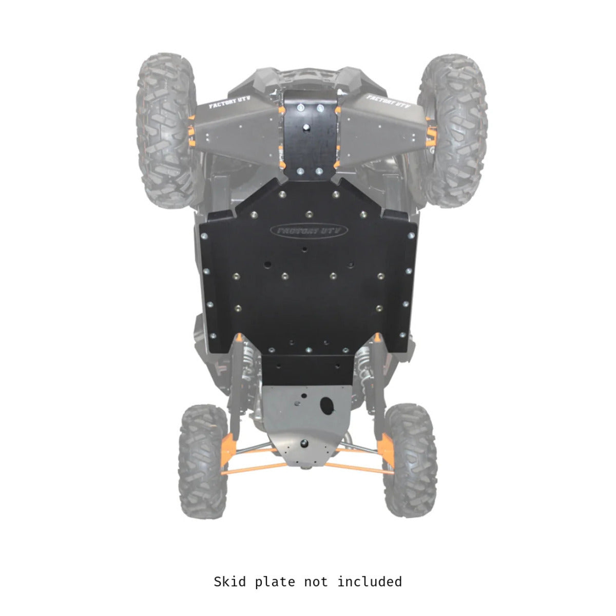 Factory UTV Polaris RZR XP 1000 & XP Turbo X-Brace for UHMW Skid Plate