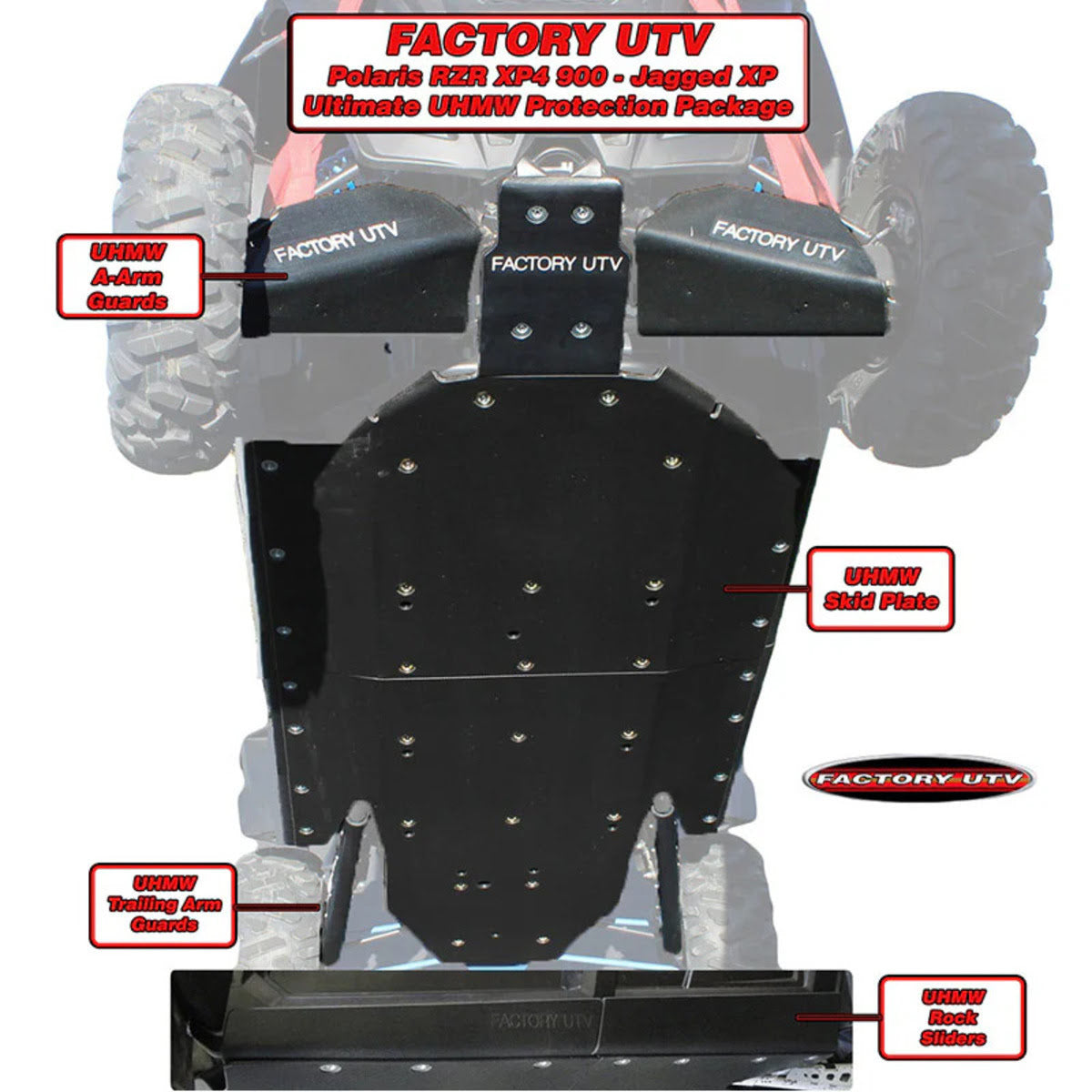 Factory UTV Polaris RZR XP 4 1000 UHMW Ultimate Package