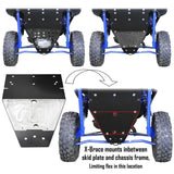 Factory UTV Polaris RZR XP 900 UHMW Skid Plate