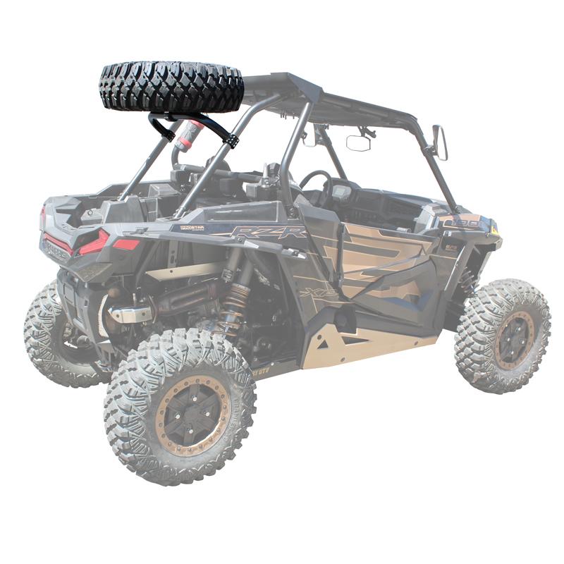 Factory UTV Polaris RZR XP Above The Roof Spare Tire Mount