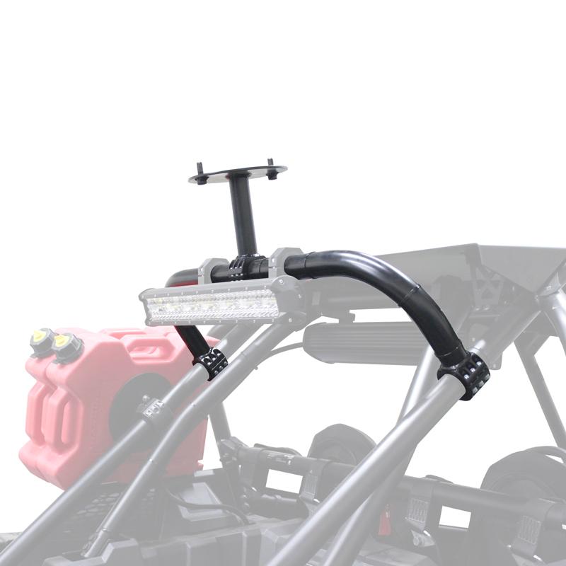 Factory UTV Polaris RZR XP Turbo S Above The Roof Spare Tire Mount