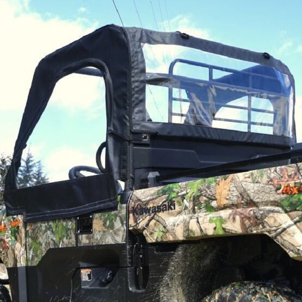 Falcon Ridge Kawasaki Mule Pro-MX Soft Doors and Rear Window With Zipp