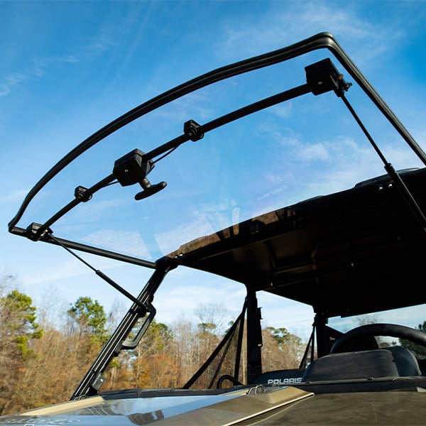 Falcon Ridge Polaris Ranger Velocity Flip Up Hard Mid Size Pro Fit Coated Windshield