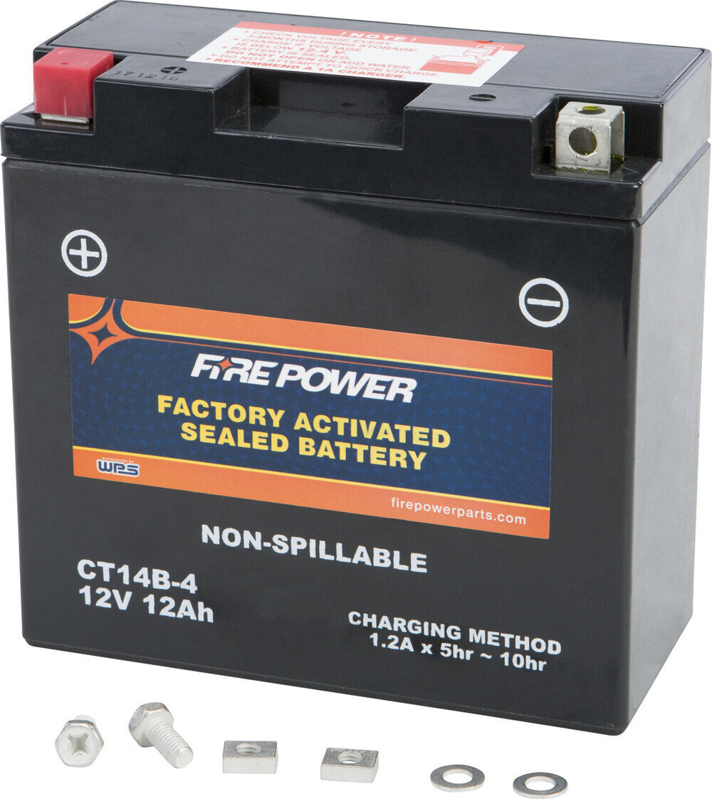 Fire Power Factory Activated Sealed Battery CT14B-4