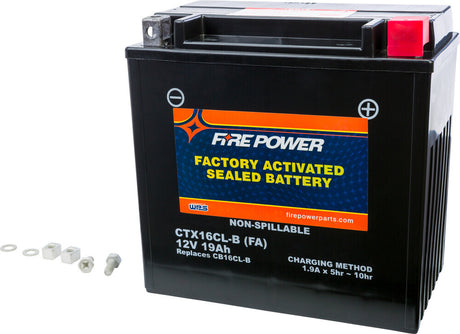 Fire Power Factory Activated Sealed Battery CT16CL-B-BS