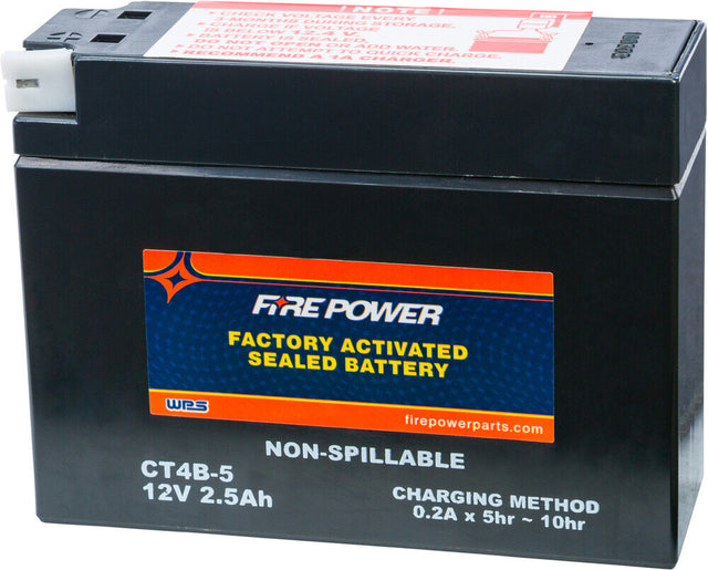 Fire Power Factory Activated Sealed Battery CT4B-5