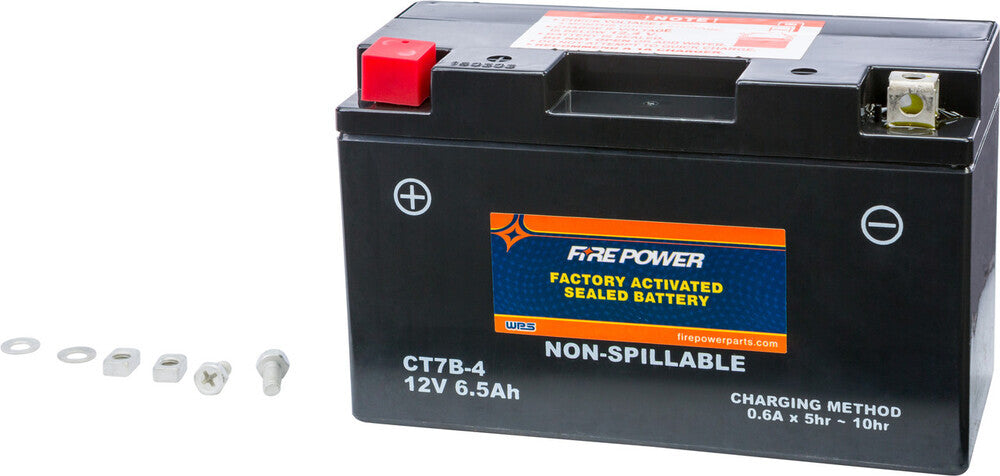 Fire Power Factory Activated Sealed Battery CT7B-4