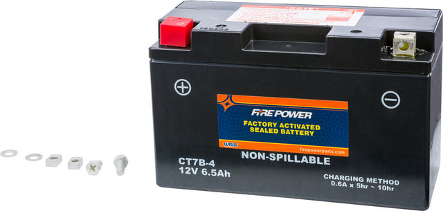 Fire Power Factory Activated Sealed Battery CT7B-4