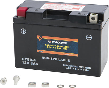 Fire Power Factory Activated Sealed Battery CT9B-4