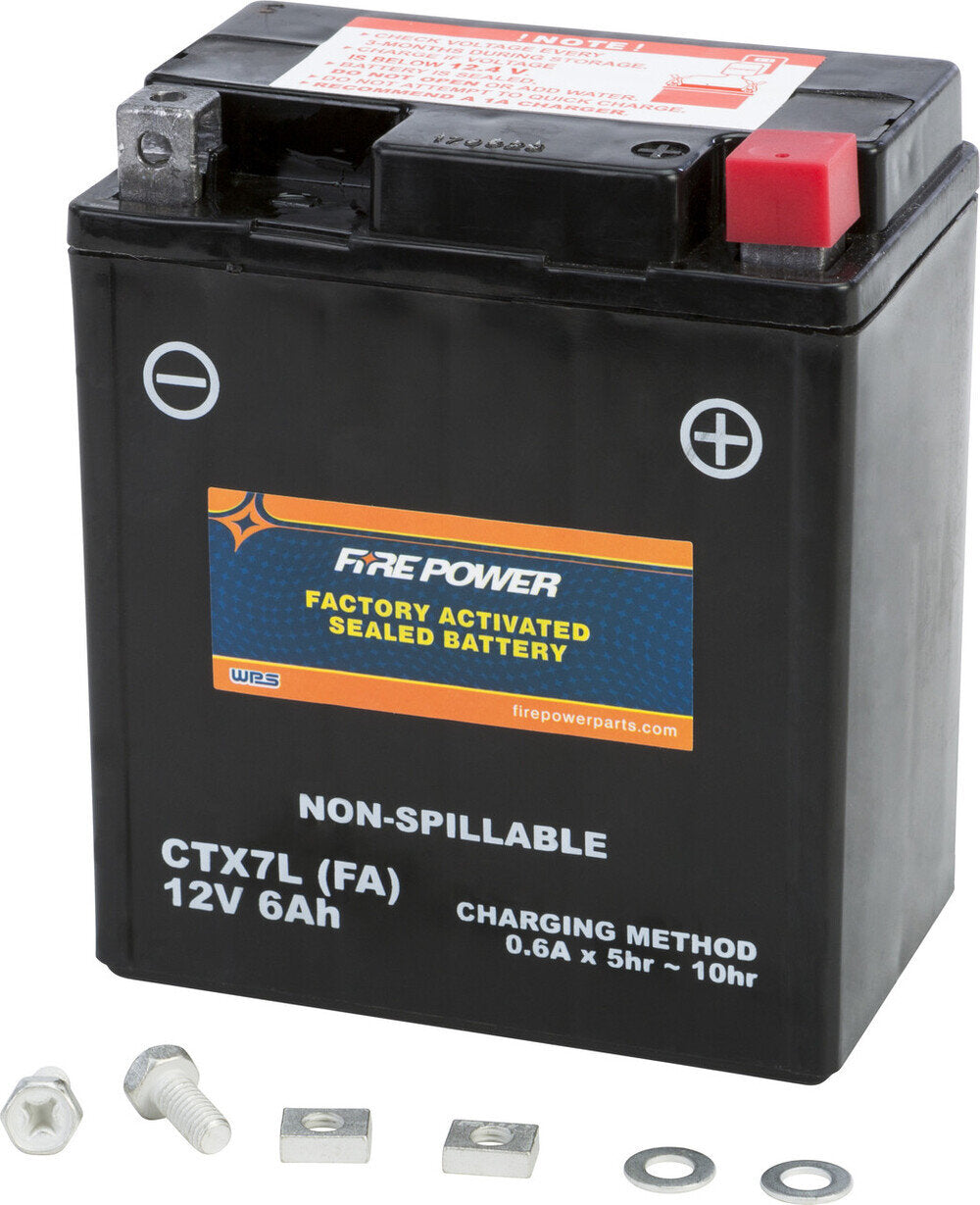 Fire Power Factory Activated Sealed Battery CTX7L-BS